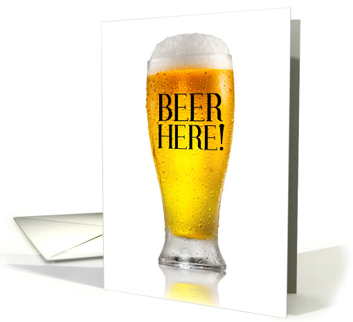 Father's Day Beer Here card (1519744)
