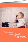 Child on Phone Nobody Listens and Understands Like You card