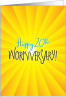 20th Employee Anniversary Cards from Greeting Card Universe