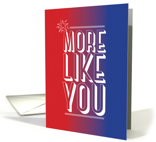 Business Thank You to Employee More Like You card (1532288)