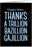 Thanks a Trillion...