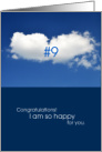 Congratulations - Bet You’re on Cloud Nine card