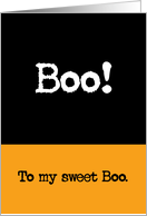 Halloween Boo! to my...