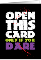Halloween Open this Card Only if You Dare card