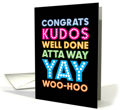 Business Anniversary Congrats Kudos Well Done Atta Way Yay WooHoo card