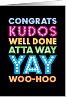 Business Anniversary Congrats Kudos Well Done Atta Way Yay WooHoo card