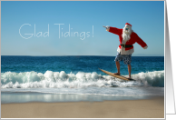 Beach Christmas - Glad Tidings! card