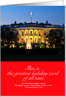 Funny Trump Greatest Holiday Card of All Time card
