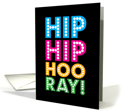 Congratulations for Award or Recognition - Hip Hip Hooray card