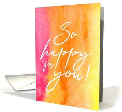 Congratulations So Happy for You card (1560736)