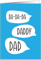 Father’s Day Da-Da Daddy Dad for Incarcerated Dad card