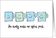 Business Employee Thanks Happy Little Coffee Mugs card
