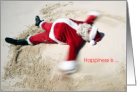 Happiness is Holidays at the Beach card