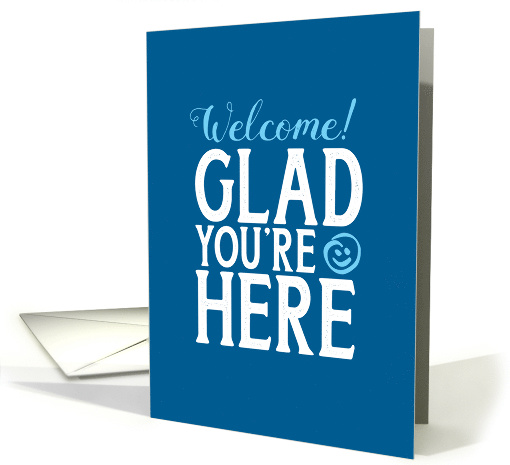 Business Employee Welcome Glad You're Here Gritty Type... (1577542)