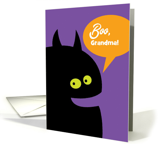 Custom Name Boo from Cut Monster Halloween card (1580622)