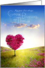 Wedding Anniversary May Your Love Grow Blossom Thrive card