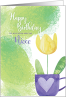 Happy Birthday to my Extra Special Niece Tulip card