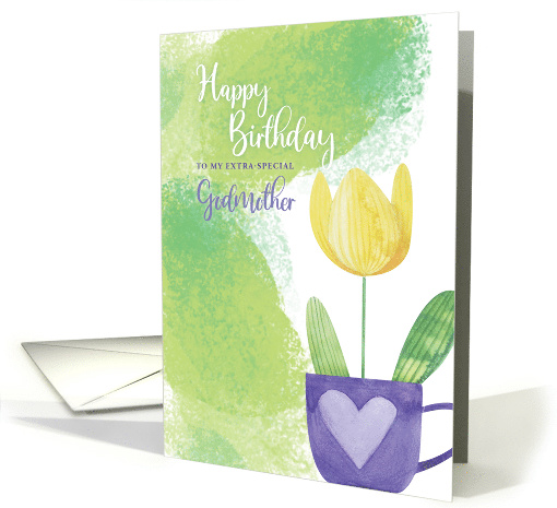 Happy Birthday to my Extra Special Godmother Tulip card (1584430)