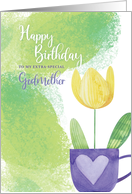 Happy Birthday to my Extra Special Godmother Tulip card