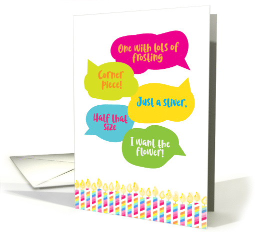 Funny Cake Quotes Happy Birthday card (1601554)
