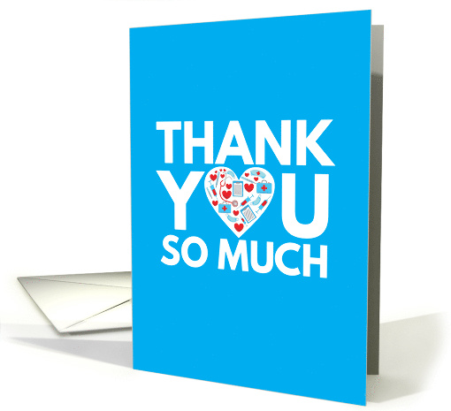Nurses Day Thank You with Lots of Heart card (1633646)