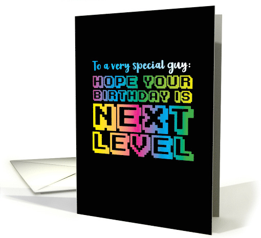 Video Game Arcade Inspired Birthday for Special Guy card (1657516)
