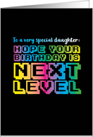 Video Game Inspired Birthday for Daughter card