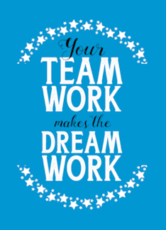 Team Work Makes the...