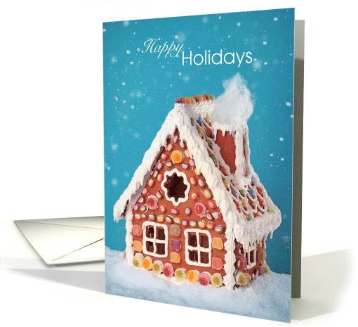 Gingerbread House Happy Holidays from Realtor card (1680816)