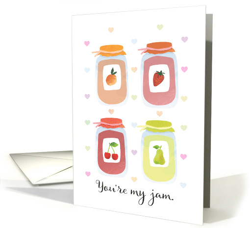 Super Sweet Youre My Jam Happy Valentine's Day card (1739794)