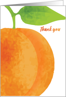 Sweet and Simple Thanks You Are an Absolute Peach card