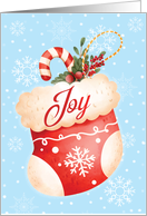 Happy Holidays Cutest Stocking Filled With Joy card