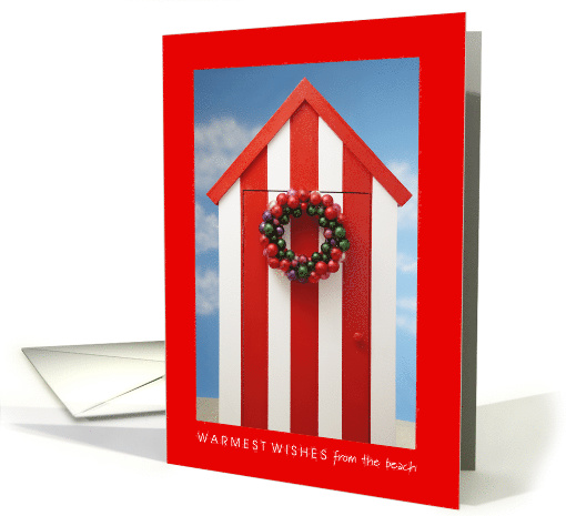 Warmest Wishes From the Beach Festive Changing Room card (1749380)