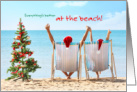 Everythings Better at the Beach Christmas card