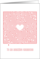 Heart Maze Valentine...