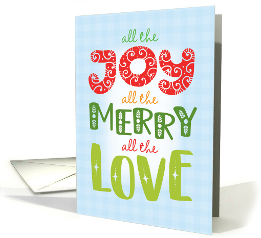 All The Joy All The Merry All The Love card (1889796)