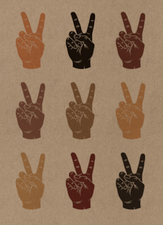 Celebrating Juneteenth Peace Hands Brotherhood Justice Peace