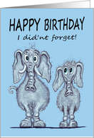 Birthday Elephant...