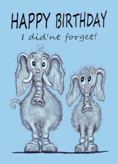 Birthday Elephant...