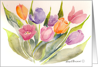 Tulips for Mother’s Day card