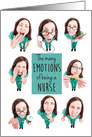 The Many Emotions of a Nurse for Nurses Day card