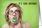Happy Birthday Detergent Pod Humor card