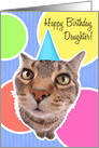 Happy Birthday Daughter Cute Kitty Cat card