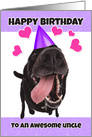 Happy Birthday Dog to an Awesome Uncle card
