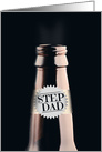 Happy Father’s Day For Step Dad Beer Humor card