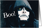 Happy Halloween Creepy Skull card
