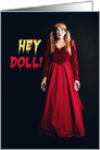 Happy Halloween Creepy Doll card