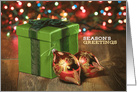 Season’s Greetings For Anyone Festive Present and Decorations card