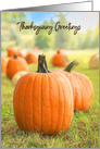 Happy Thanksgiving For Anyone Pumpkin Greetings card