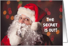 Merry Christmas From Secret Santa card